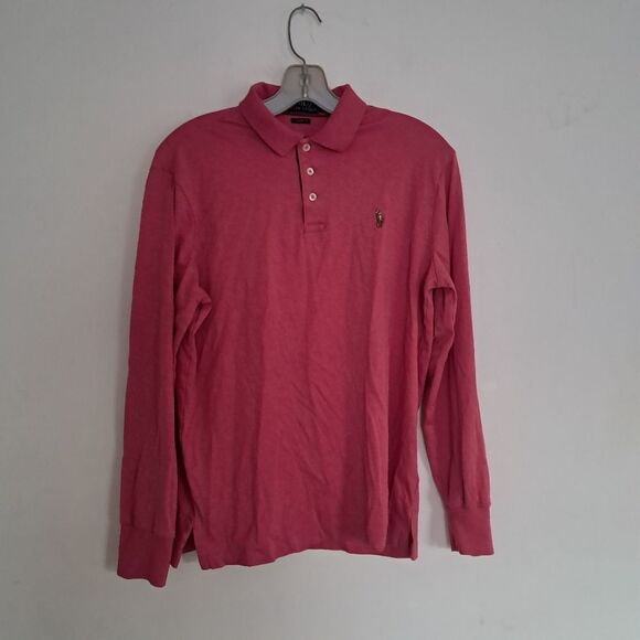 Polo Ralph Lauren Shirt Men's Small S Pink Classic Fit Button Up Casual Collared - Picture 1 of 12
